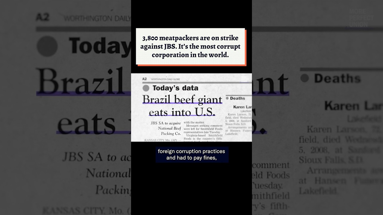 3,800 Meatpackers Are On Strike Against the Most Corrupt Corporation In the World