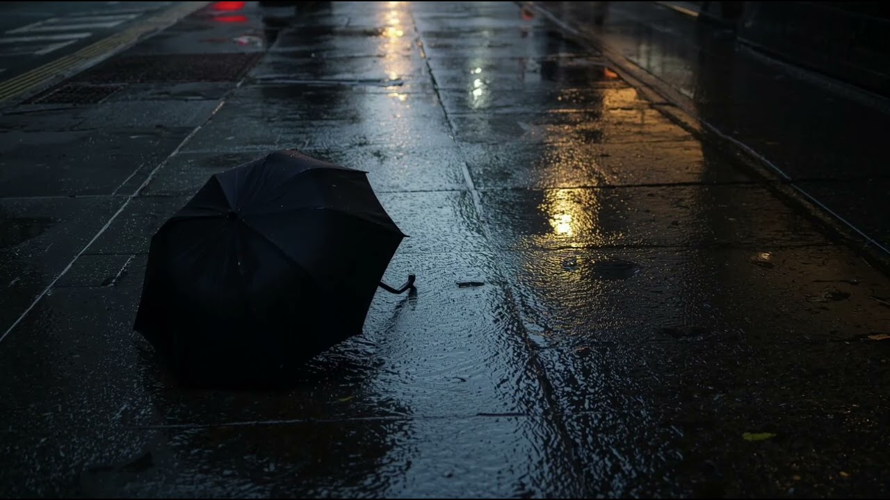 🌃🌧️ City Rain Sounds at Distance | Relax and Enjoy the Rain