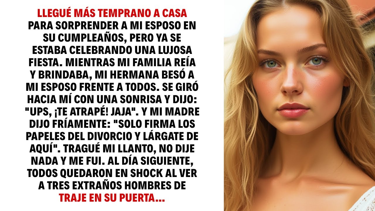LLEGUÉ MÁS TEMPRANO A CASA PARA SORPRENDER A MI ESPOSO EN SU CUMPLEAÑOS, PERO YA SE ESTABA...