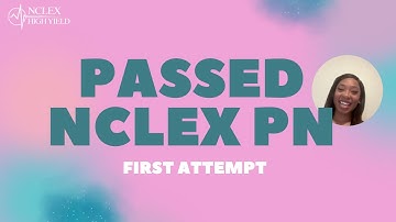 Passed NCLEX-PN on First Attempt in 85 Questions