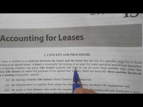 Lease Accounting b.com 1st year -  Concept of lease, Advantages and Disadvantages of leasing ||