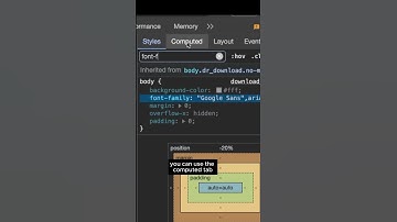 Quick ways to find CSS properties in Chrome #webdev #chromedev #css