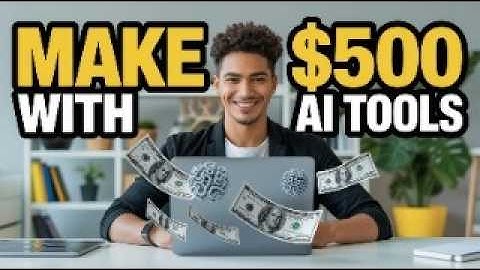 5 AI Tools To Make $500 FAST 💸 | Best AI Side Hustles 2025 (No Skills Needed)