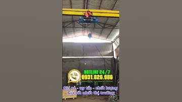 Pa lăng cáp điện 1 tấn, 2 tấn, 3 tấn. Pa lăng cáp điện cẩu trục nhà xưởng. Cẩu trục giá rẻ #xuhướng