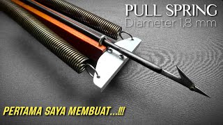 Membuat Panah Ikan dengan Per Tarik Pegas 1,8mm