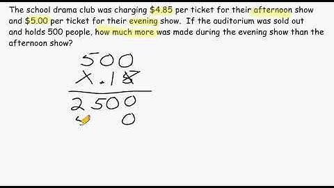 Solving Word Problems - Decimal  Operations