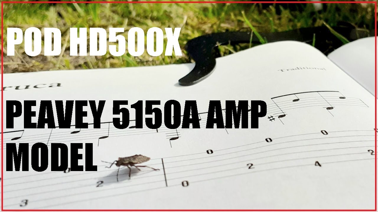 POD HD500X Peavey 5150A "PV Panama" Metal Amp Model