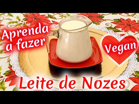 Vídeo: Como Fazer Leite Com Nozes