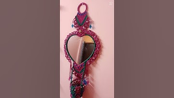 macrame mirror new design