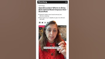 Who really controls #OpenAI ? #shorts #SamAltman #AI #Microsoft