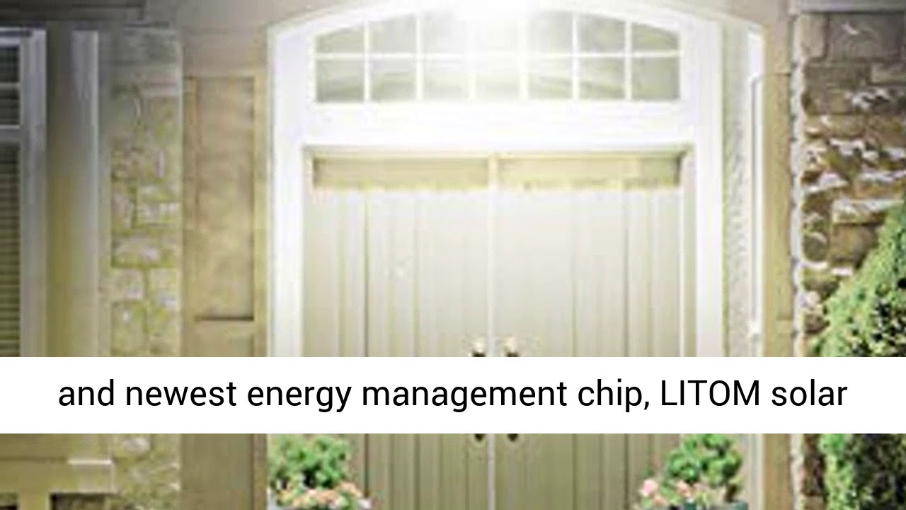 LITOM Original Solar Lights Outdoor- 3 Optional Modes Wireless Motion Sensor Light with 270°- REVIEW