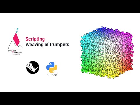 Weaving of trumpets - Python + Rhinoscript