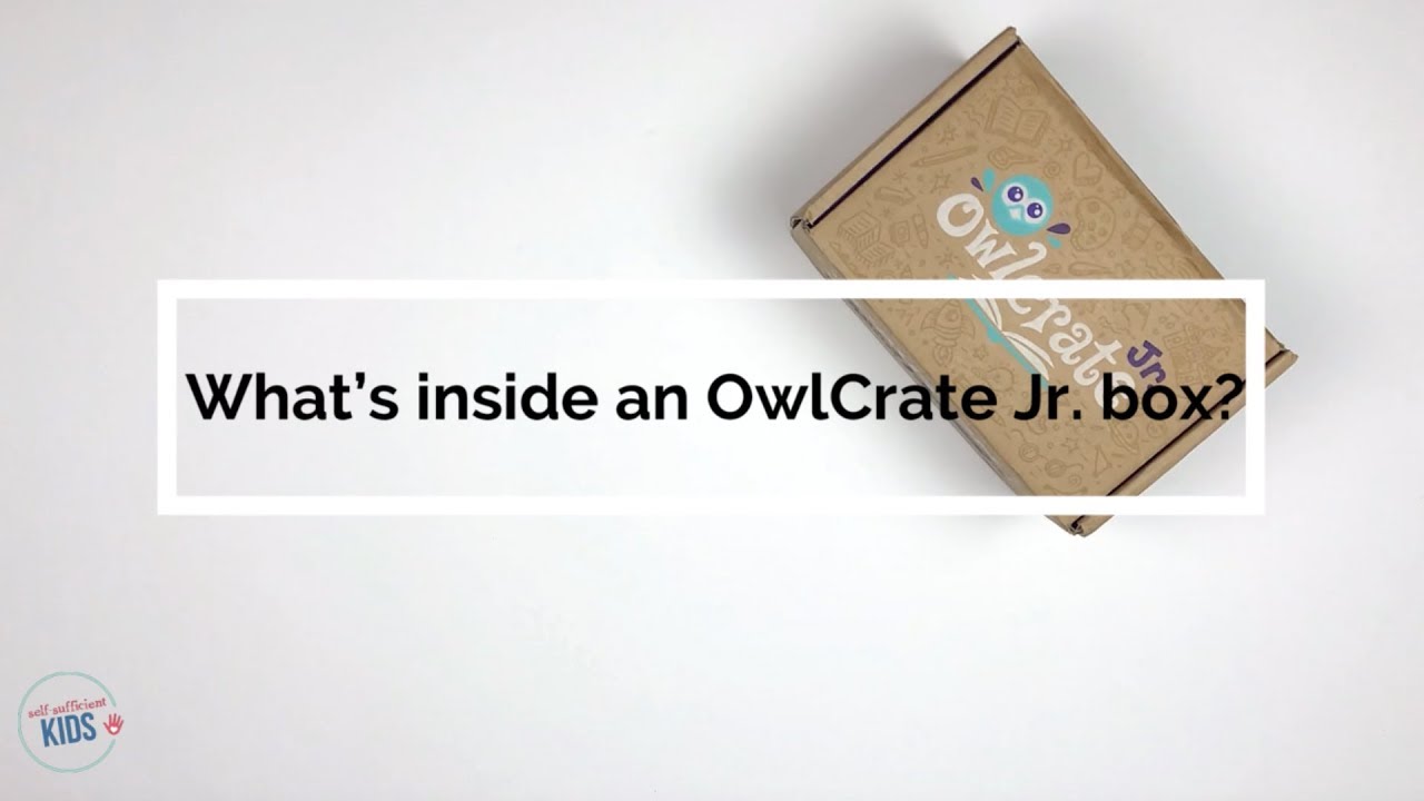 What's inside an Owl Crate Jr.  subscription box for kids?