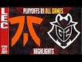 FNC vs G2 Highlights ALL GAMES | Round 1 LEC Playoffs Spring 2022 | Fnatic vs G2 Esports