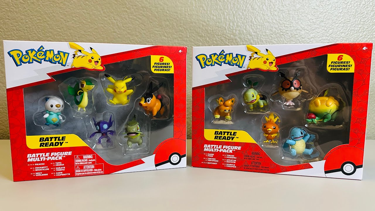 6 Minutes Satisfying with Unboxing | Pokémon Battle Figure Multi-Pack ASMR | Review Toys