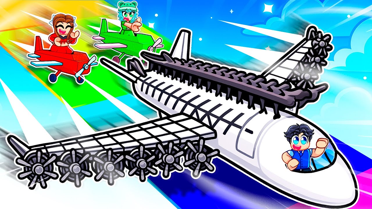 Flying 975,645 MPH In Plane Race With 99 Propellers! (Roblox)