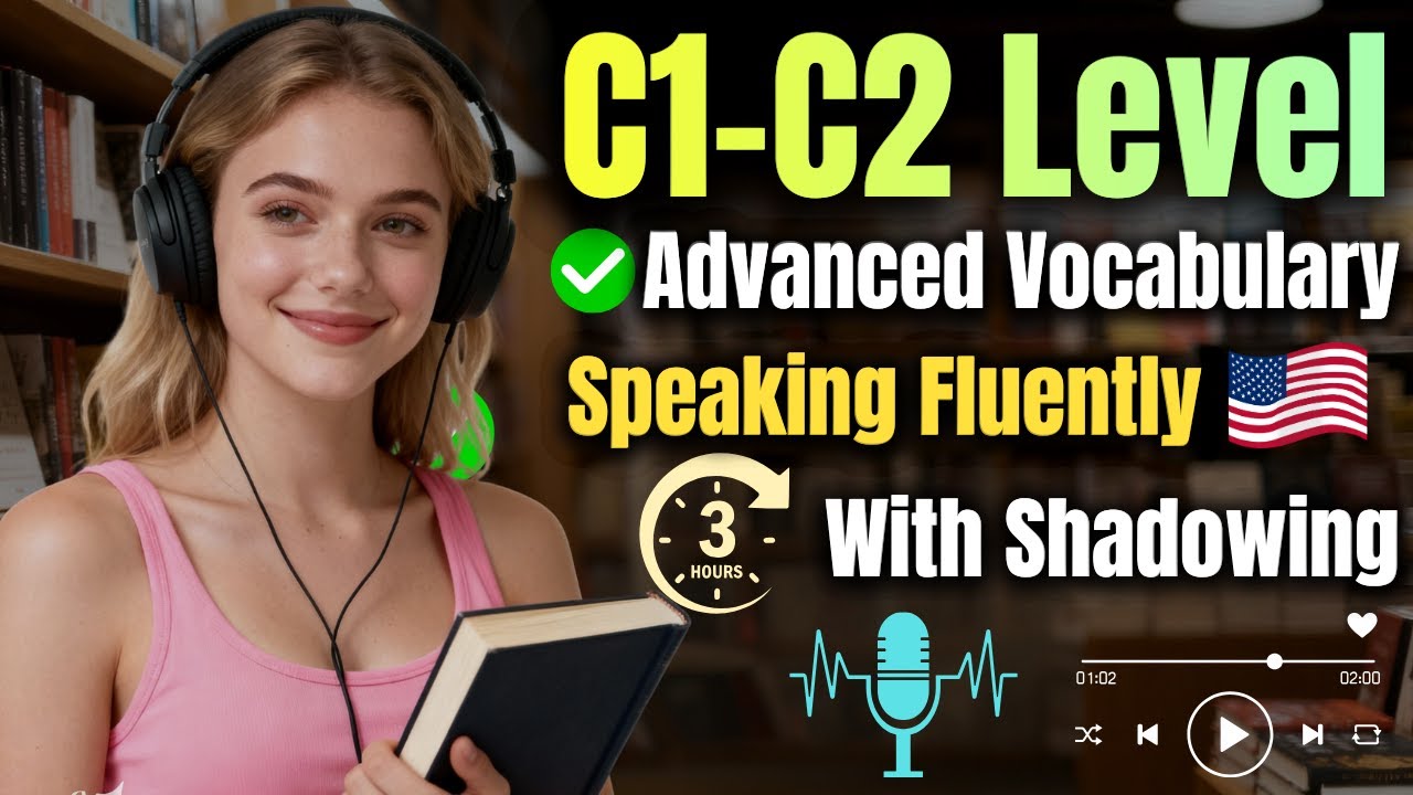 C1–C2 Level English 3 Hours of Advanced Vocabulary & Shadowing