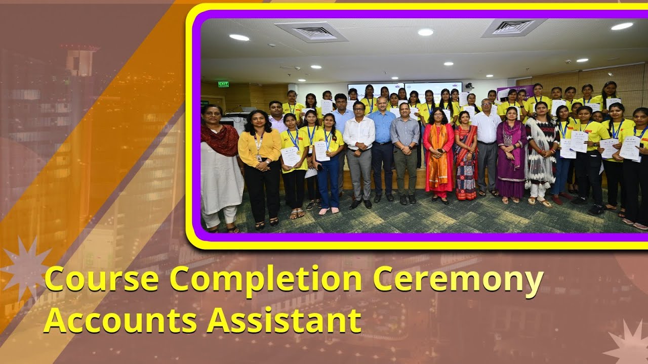 30 Students Completed a Short Term Course on Accounts Assistant - YouTube