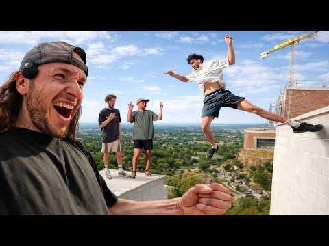Je Défie mes Potes au Parkour (ça tourne mal)