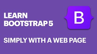 Create beautiful web page with Bootstrap v5
