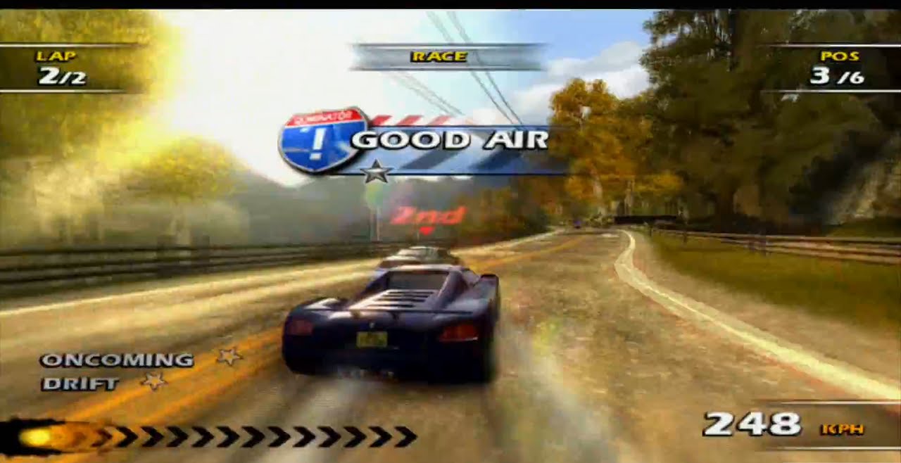 Burnout (PS2 Gameplay) 