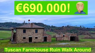 Tuscany&#39;s Villa Ruins: Exploring the Insane Prices in Italy&#39;s Wine Region 💰🏰 | Real Estate Shock!