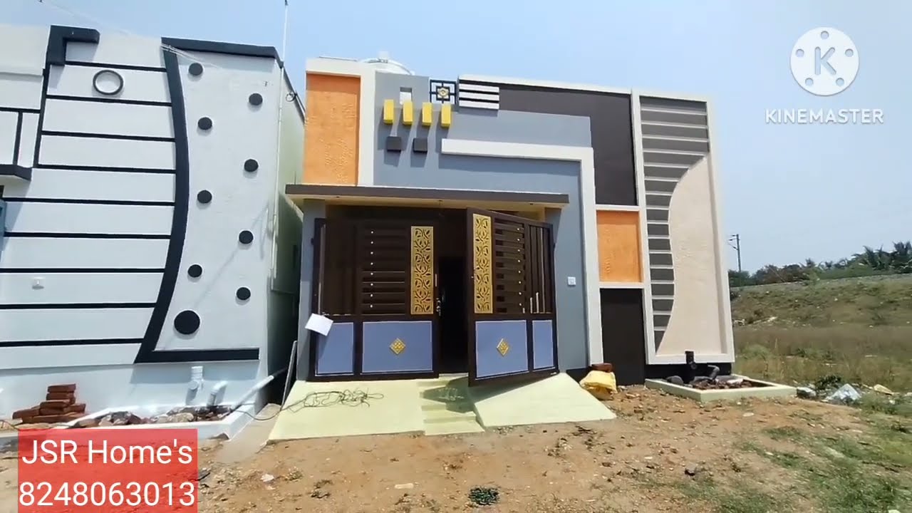 Dmart பக்கத்துல 1290சதுர அடியில் 2BHK புதிய வீடு 42லட்சம் மட்டுமே #90%பேங்க் லோன் ☎️8248063013