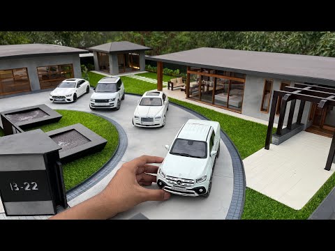 Bought a Mini Ultra-Luxury Mansion House | Diorama | Luxury Diecast Model Cars