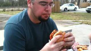 Little Bitty Burger Barn's Charlie's 5 Alarm Fire Burger Challenge