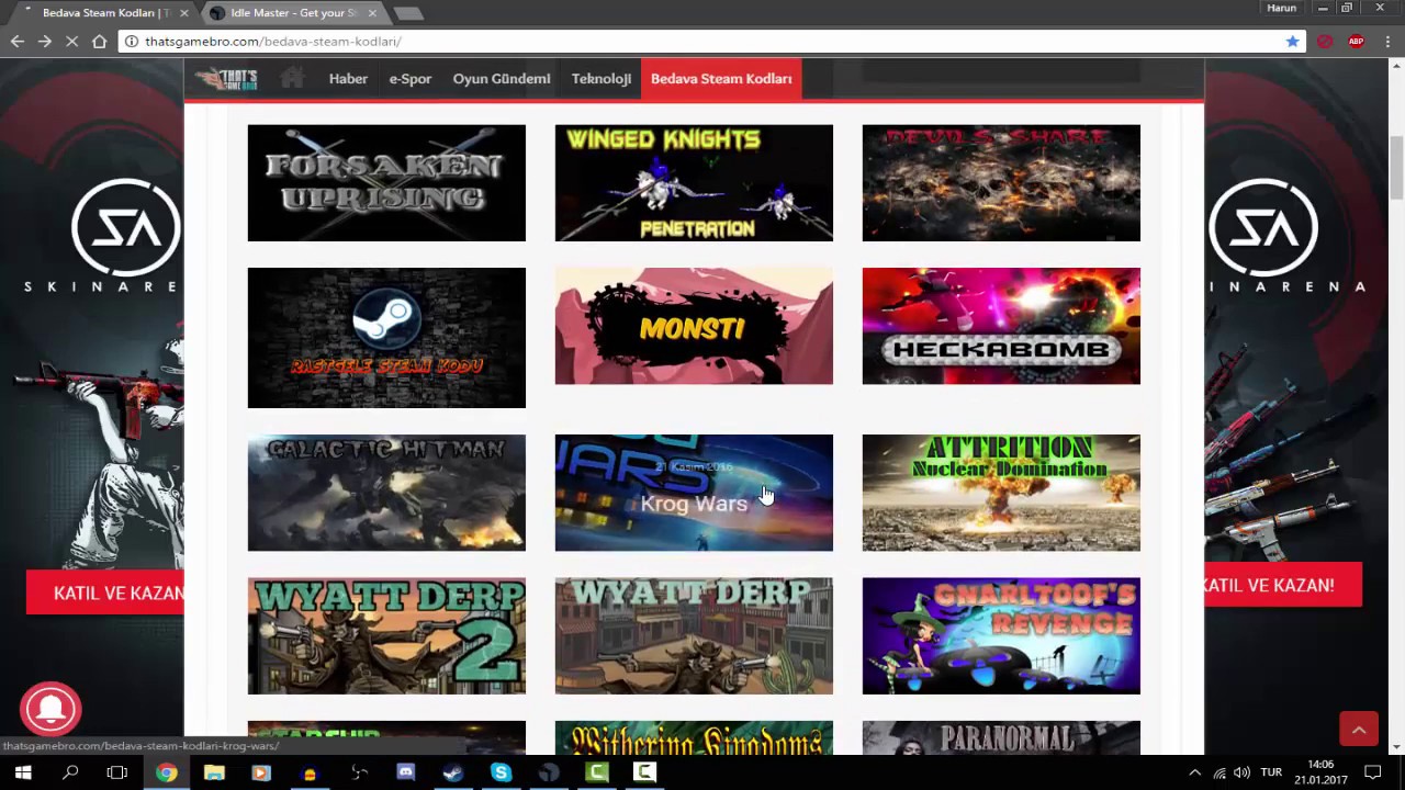 BEDAVA STEAM KEY NASIL ALINIR VE İDLEMASTER NE İŞE YARAR ?