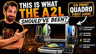 This Is What the Bambu A2L Should've Been? | Co Print Quadro First Footage Breakdown?! screenshot 5