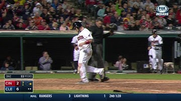 CIN@CLE: Kipnis drives in Perez on single to center