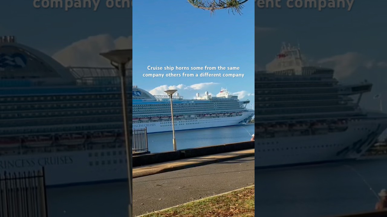 Cruise Ship horns different company but some from the same company