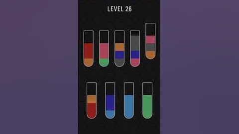 water sort puzzle level 26 | watercolor sort level 26 #watersortpuzzle
