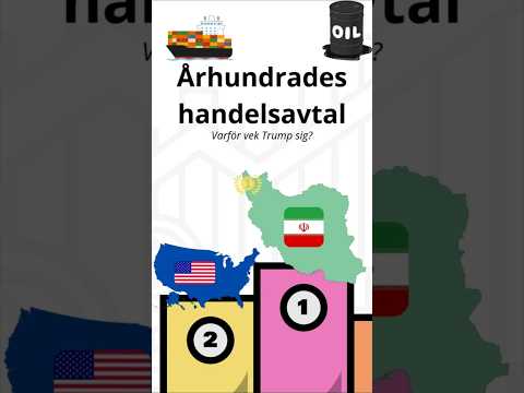 FRED mellan USA & Iran? 🕊️ Kan detta var Århundrades handelsavtal?