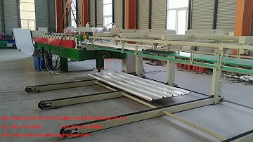 hydraulic decoiler - roll forming machine with auto-stacker