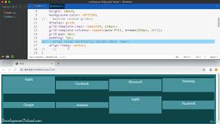 Complete Web Dev 0420 CSS Grid  Align Grid items