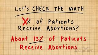 Check The Math: Does Planned Parenthood&#39;s &quot;3 Percent&quot; Claim Hold Up?