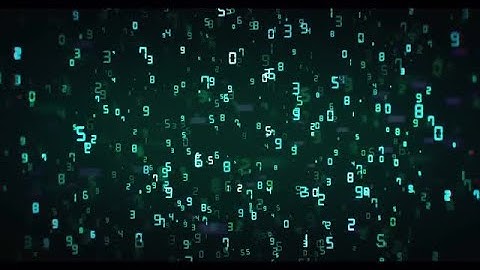 Binary Digital Background Stock Motion Graphics