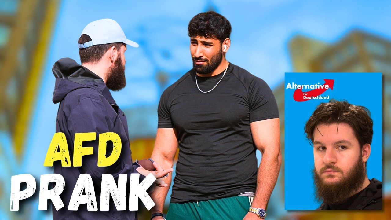 AFD PRANK IM GHETTO VON BERLIN / ALAN BANG PRANK