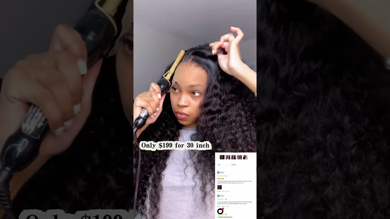 A MUST have deep wave wig🥰30 inch ONLY $199💥13x6 frontal lace 