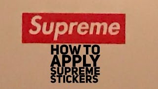 authentic supreme stickers