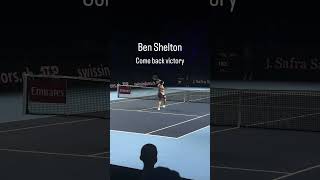 Ben Shelton one two punch #tennis #atp #baselopen #benshelton