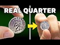 How to Shrink a Quarter with Electricity