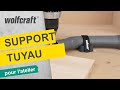 Support pour tuyau d'aspirateur WOLFCRAFT