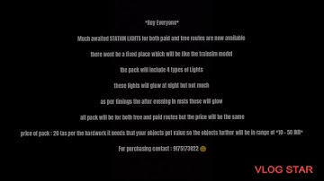 Payware Lights for IR - MSTS Routes