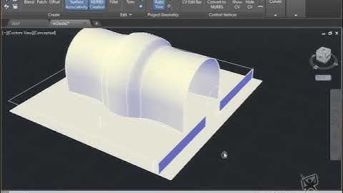 7 - Creating Surfaces | AutoCAD 2017 3D Modeling Techniques