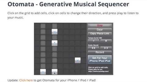Otomata Generative Music Sequencer - Demo