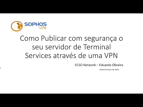 Como Publicar com segurança seu servidor de terminal services através de uma VPN