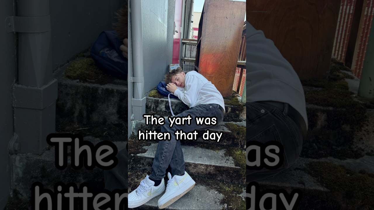 The yart was hitten that day 